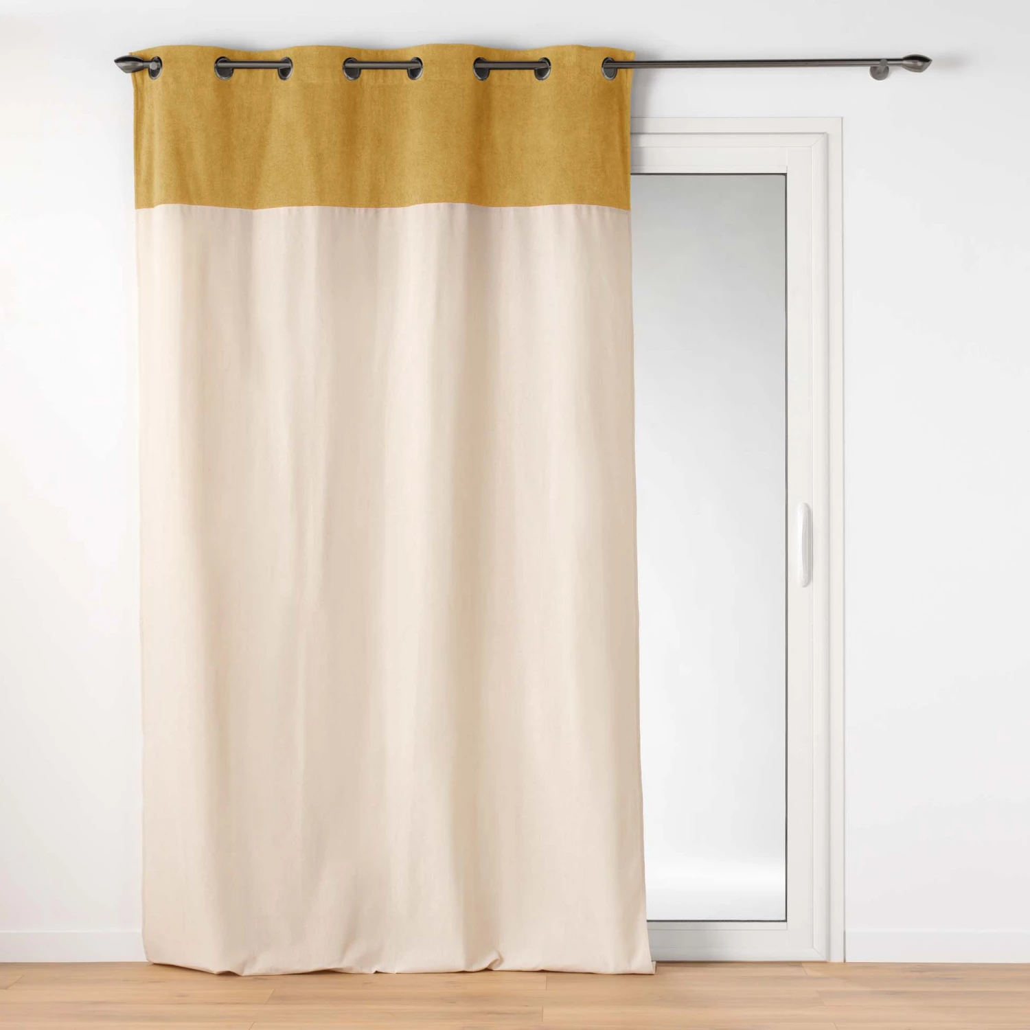 Rideau bouclette (140 x 240 cm) Tessa Jaune ocre Rideau Bouclette (140 X 240 Cm) Tessa Jaune Ocre -Eminza rideau a oeillets 140 x 240 cm polycoton top bouclette unie tessa ocre 130549 1689597627
