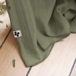 Rideau Gaze De Coton Ajustable (140 X Max 300 Cm) Gaïa Vert Romarin 5 Rideau Gaze De Coton Ajustable (140 X Max 300 Cm) Gaïa Vert Romarin -Eminza rideau ajustable 8 anneaux pince gaze de coton 140 x 300 cm romarin green ga a 109364 1631603669