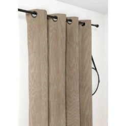 Rideau Isolant Obscurcissant (140 X 260 Cm) Alberta Beige