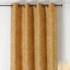 Rideau Obscurcissant Isolant (140 X 240 Cm) Bengale Jaune Moutarde