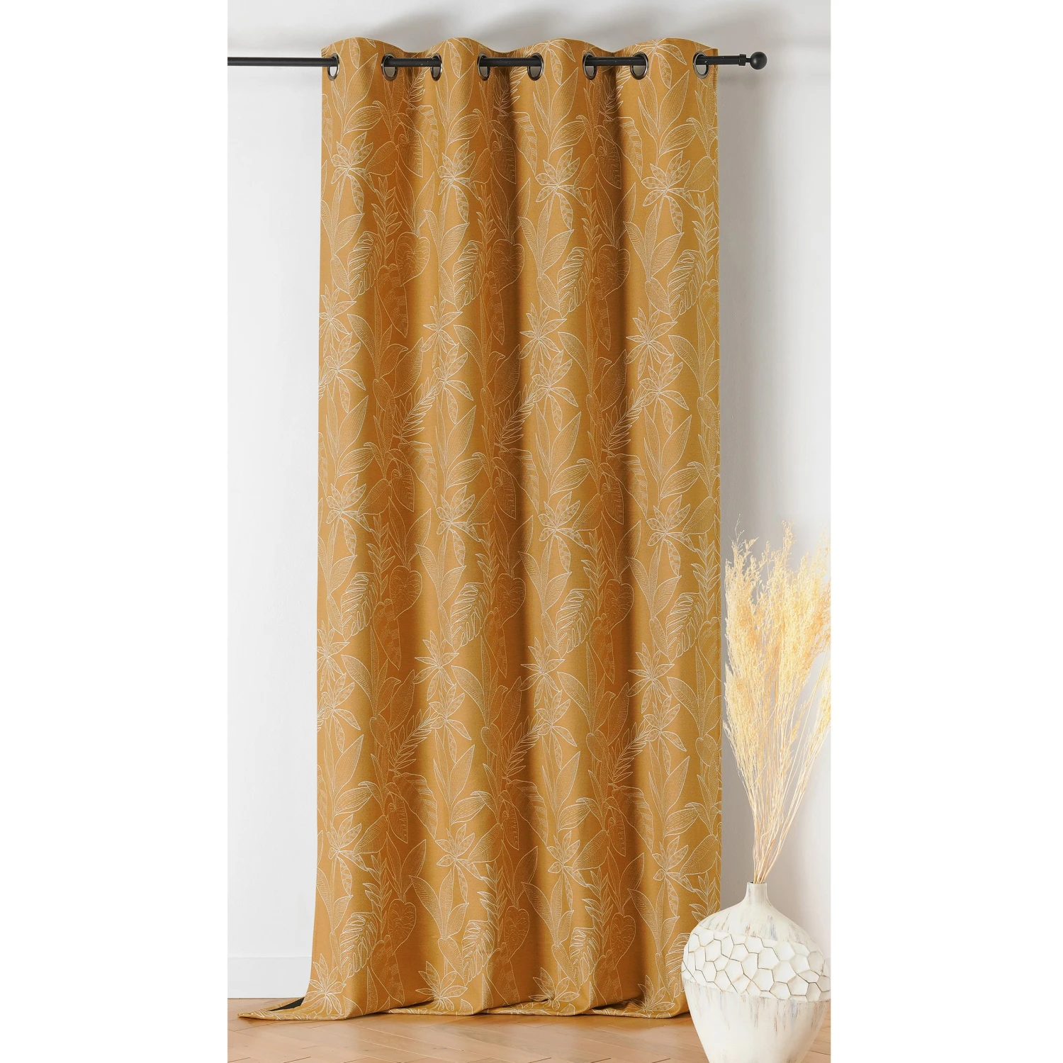 Rideau obscurcissant isolant (140 x 240 cm) Bengale Jaune moutarde Rideau Obscurcissant Isolant (140 X 240 Cm) Bengale Jaune Moutarde -Eminza rideau bengale 140x240cm 37 moutarde cru cn 131090 1690883649