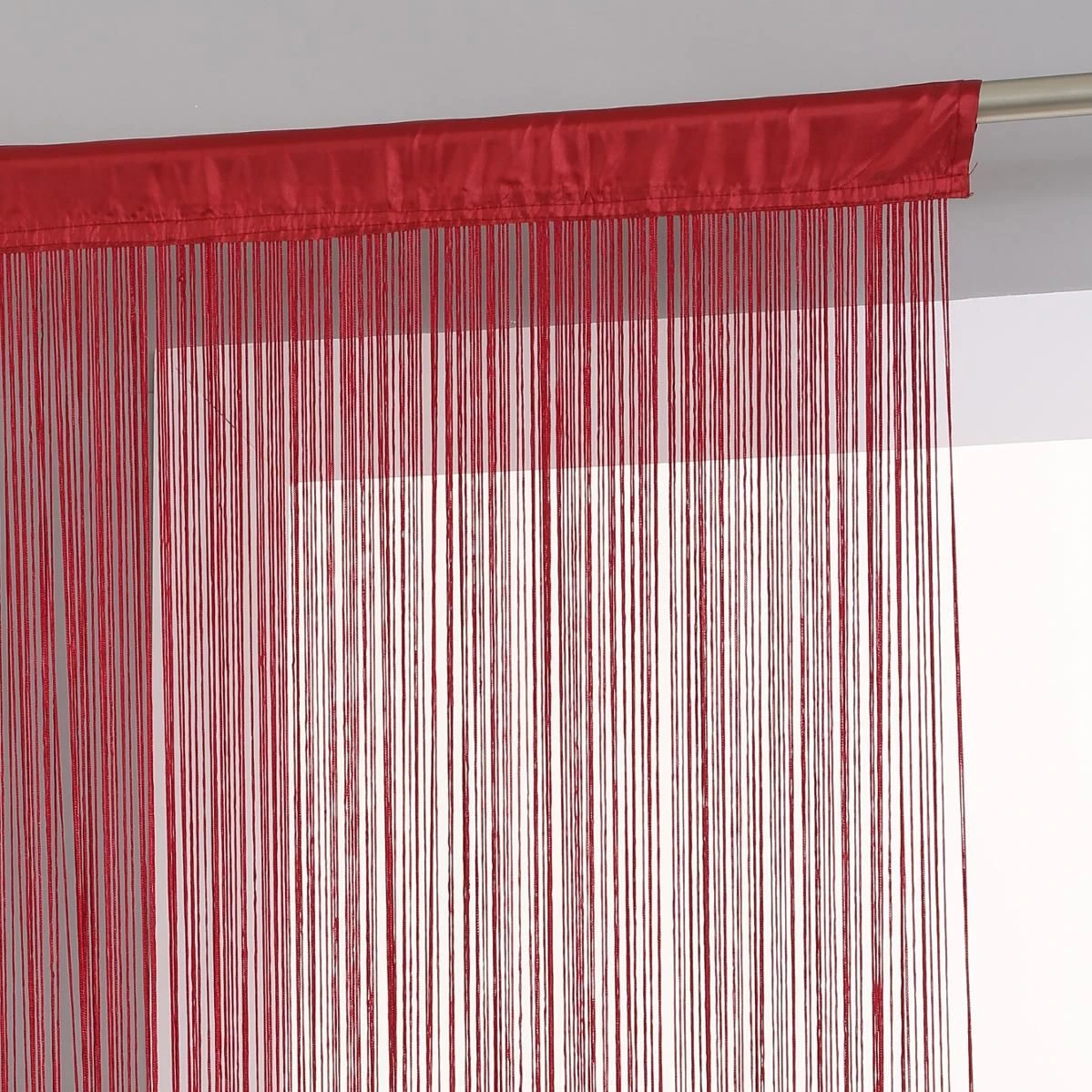 Rideau de fil (120 x H240 cm) Uni Rouge Rideau De Fil (120 X H240 Cm) Uni Rouge -Eminza rideau de fil 120 x h240 cm uni rouge 15771 1651828941
