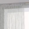 Rideau De Fil (90 X H200 Cm) Uni Gris