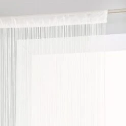 Rideau De Fil (90 X H200 Cm) Uni Ivoire