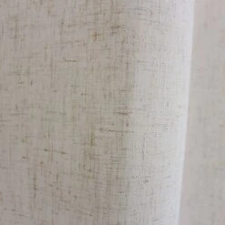 Rideau (140 X 240 Cm) Eva Beige -Eminza rideau eva 8 illets en mtal argent diam tre intrieur 4 cm 140x240 cm naturel 127443 1675067384