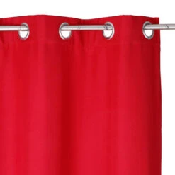 Rideau Occultant Isolant (140 X 260 Cm) Isaia Rouge -Eminza rideau isolant rouge 140x260 63856 4