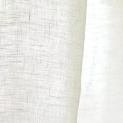 Rideau Lin Lavé Ajustable (140 X Max 270 Cm) Louise Blanc 2 Rideau Lin Lavé Ajustable (140 X Max 270 Cm) Louise Blanc -Eminza rideau lin lav ajustable 140 x max 270 cm louise blanc 122614 1686044672