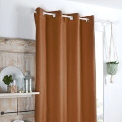 Rideau Obscurcissant (140 X 260 Cm) Copenhague Marron Clair