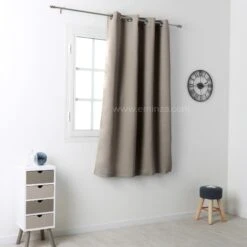 Rideau Occultant (135 X H180 Cm) Notte Lin 2 Rideau Occultant (135 X H180 Cm) Notte Lin -Eminza rideau occultant 135 x h180 cm notte lin 57758 2