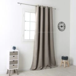 Rideau Occultant (135 X H250 Cm) Notte Lin 2 Rideau Occultant (135 X H250 Cm) Notte Lin -Eminza rideau occultant 135 x h250 cm notte lin 57745 2