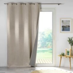 Rideau Occultant (140 X 260 Cm) Crepuscule Beige