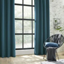 Rideau Occultant (140 X 260 Cm) Ella Vert Canard