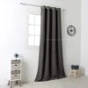 Rideau Occultant (140 X H280 Cm) Notte Gris Anthracite