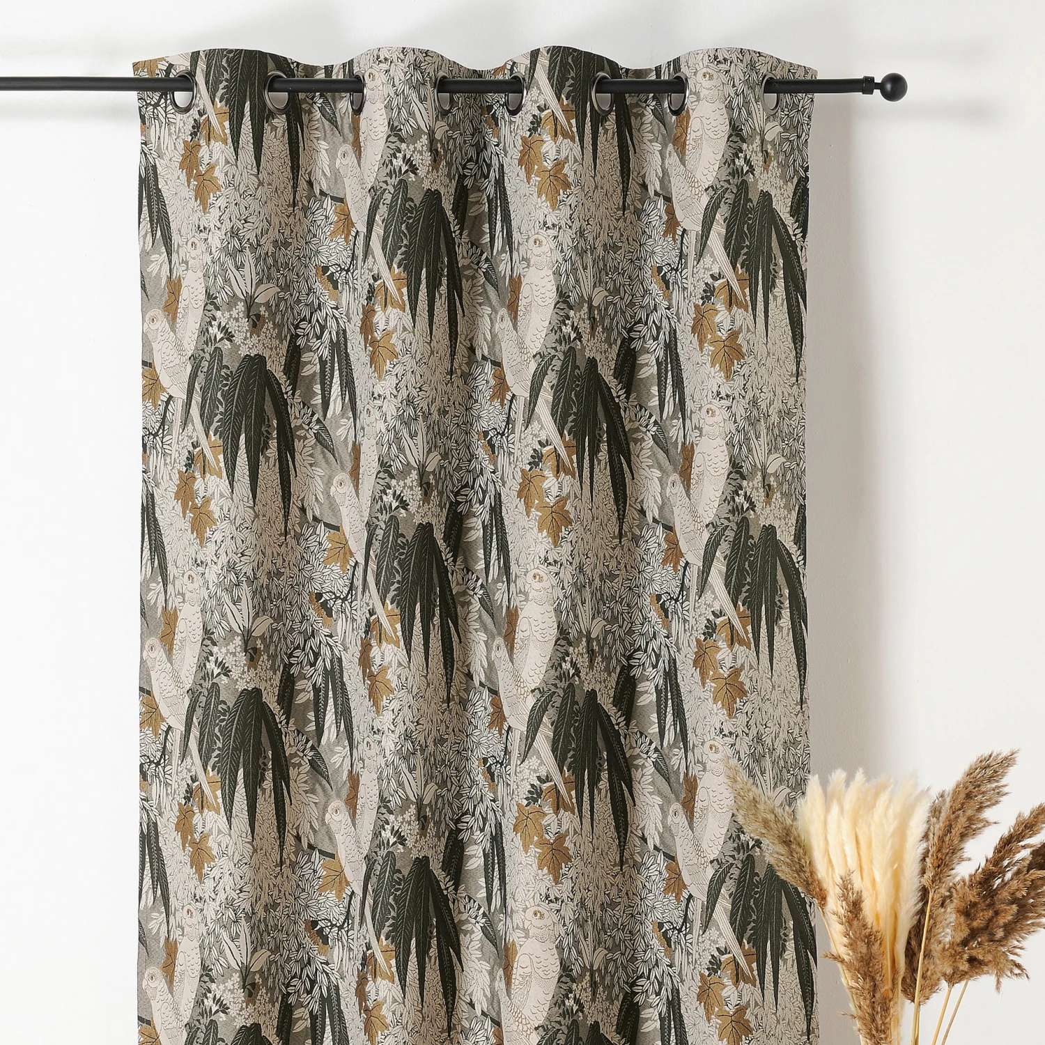 Rideau (140 x 260 cm) Perruche Beige Rideau (140 X 260 Cm) Perruche Beige -Eminza rideau perruche 140x260cm 19 jaune beige naturel anthracite france 131068 1690883994