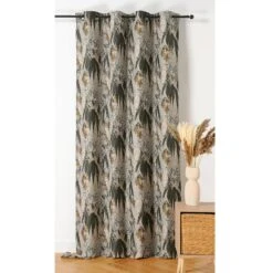 Rideau (140 X 260 Cm) Perruche Beige 2 Rideau (140 X 260 Cm) Perruche Beige -Eminza rideau perruche 140x260cm 19 jaune beige naturel anthracite france 131068 1690884014