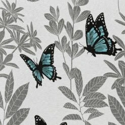 Rideau (140 X 270 Cm) Mariposa Bleu -Eminza rideau tamisant 140 x 270 cm mariposa bleu 121186 1669211506