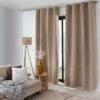 Rideau Occultant Isolant (135 X 240 Cm) Nordica Beige