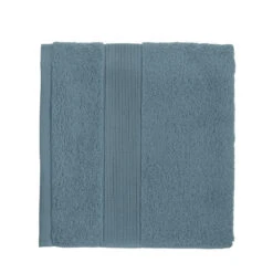 Serviette De Bain (50 X 90 Cm) Krista Bleu Orage