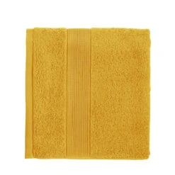 Serviette De Bain (50 X 90 Cm) Krista Jaune Ocre