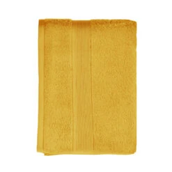Serviette De Bain (70 X 130 Cm) Krista Jaune Ocre