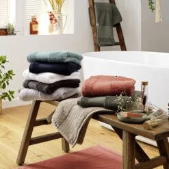 Serviette De Bain Coton Bio (30 X 50 Cm) Garance Camel 4 Serviette De Bain Coton Bio (30 X 50 Cm) Garance Camel -Eminza serviette de bain coton bio 30 x 50 cm garance camel 130851 1691051158