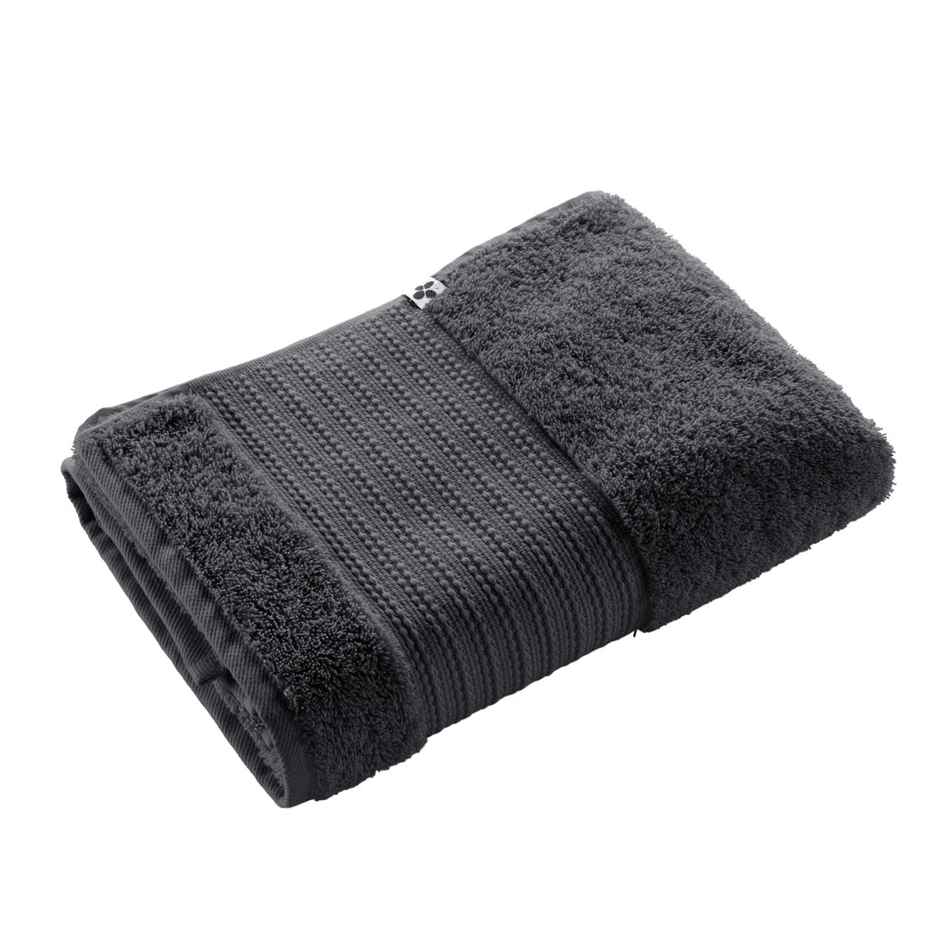 Serviette de bain coton bio (70 x 130 cm) Garance Gris orage Serviette De Bain Coton Bio (70 X 130 Cm) Garance Gris Orage -Eminza serviette de douche 70 x 130 cm garance orage coton bio 112685 1641214468