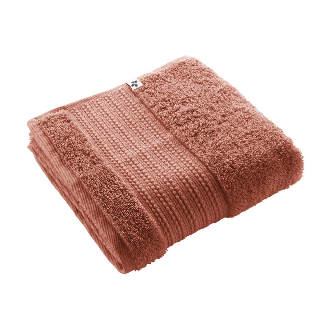 Serviette de bain coton bio (50 x 90 cm) Garance Terracotta Serviette De Bain Coton Bio (50 X 90 Cm) Garance Terracotta -Eminza serviette de toilette 50 x 90 cm garance terracotta coton bio 112298 1641217525