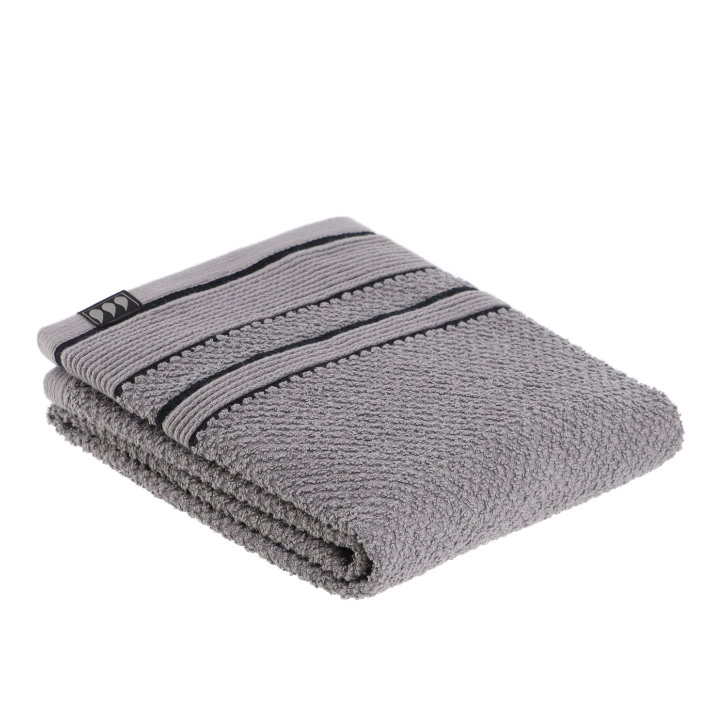 Serviette de bain (50 x 90 cm) Black Line Gris / noir Serviette De Bain (50 X 90 Cm) Black Line Gris / Noir -Eminza serviette de toilette 50x90 cm 100 coton gris noir 128168 1683188831