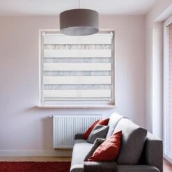 Store Enrouleur Jour / Nuit (45 X 180 Cm) Blanc