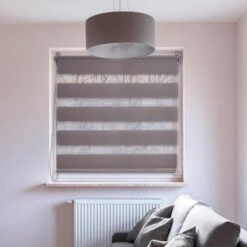 Store Enrouleur Jour / Nuit (75 X 250 Cm) Gris Anthracite