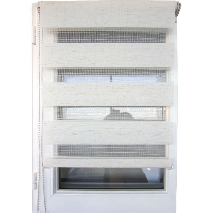 Store enrouleur Jour / Nuit (60 x 180 cm) Beige chiné Store Enrouleur Jour / Nuit (60 X 180 Cm) Beige Chiné -Eminza store enrouleur lumiere nuit 60x180cm beige chine 52008