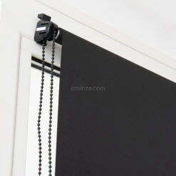 Store Enrouleur Occultant (45 X 90 Cm) Uni Noir -Eminza store enrouleur occultant 45 x 90 cm uni noir 58006 1