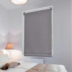 Store Enrouleur Occultant (75 X 180 Cm) Uni Gris