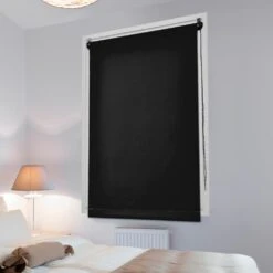Store Enrouleur Occultant (75 X 180 Cm) Uni Noir
