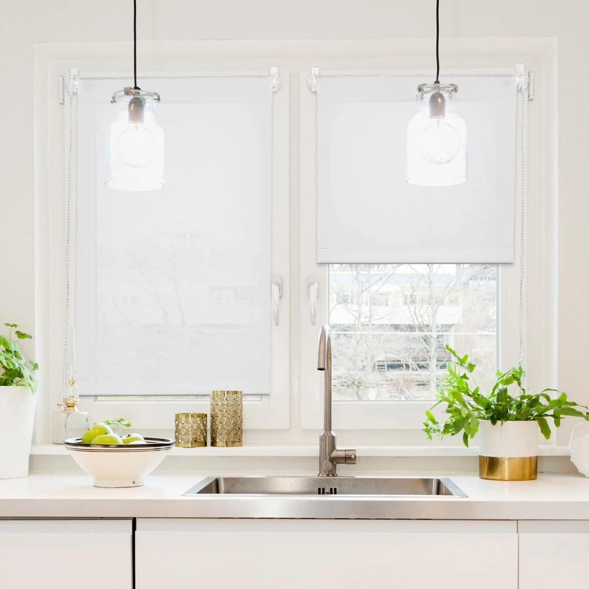 Store enrouleur tamisant (60 x 180 cm) Uni Blanc Store Enrouleur Tamisant (60 X 180 Cm) Uni Blanc -Eminza store enrouleur tamisant 60 x 180 cm uni blanc 24368 1682519257