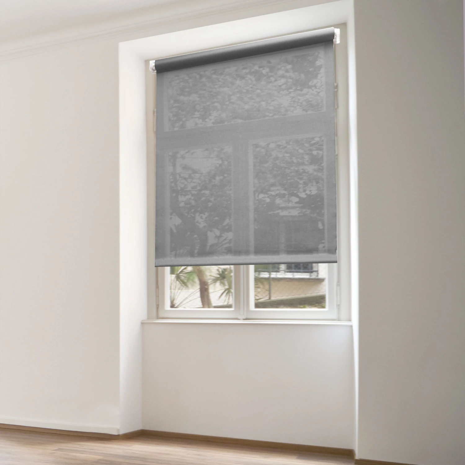 Store enrouleur tamisant (60 x 180 cm) Uni Gris Store Enrouleur Tamisant (60 X 180 Cm) Uni Gris -Eminza store enrouleur tamisant 60 x h180 cm uni gris 24370 1