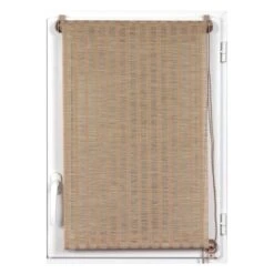 Store Enrouleur Tamisant (45 X 180 Cm) Rayures Beige