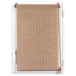 Store Enrouleur Tamisant (90 X 180 Cm) Rayures Beige
