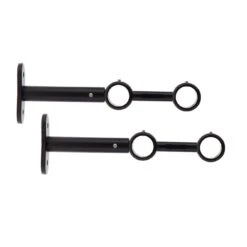 Lot De 2 Supports Tringles Doubles Extensibles (L150 / D20) Jim Noir Mat
