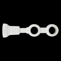 Support Double Bois (L215 / D28 Mm) Blanc