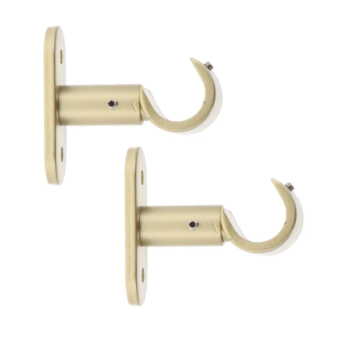 Lot de 2 supports tringles fixes (L50 / D20 mm) Jim gouttière Or Lot De 2 Supports Tringles Fixes (L50 / D20 Mm) Jim Gouttière Or -Eminza support simple d20 50 x2 dore 127980 1682427022