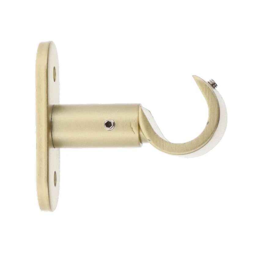 Lot de 2 supports tringles fixes (L50 / D20 mm) Jim gouttière Or Lot De 2 Supports Tringles Fixes (L50 / D20 Mm) Jim Gouttière Or -Eminza support simple d20 50 x2 dore 127980 1682427034