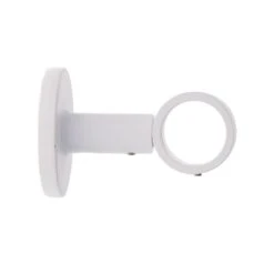 Support Tringle Fixe (L65 / D28) Lino Blanc Mat