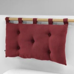 Tête De Lit Gaze De Coton (80 Cm) Gaïa Lie De Vin