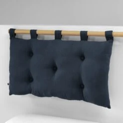 Tête De Lit Gaze De Coton (80 Cm) Gaïa Bleu Nuit