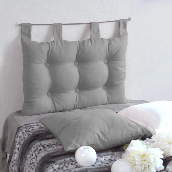 Tête de lit (70 cm) Etna Gris clair Tête De Lit (70 Cm) Etna Gris Clair -Eminza t te de lit 70 cm etna gris clair 31026 1647524095