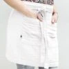 Tablier Avec Poches Gaze De Coton Gaïa Blanc Chantilly