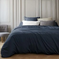 Taie D'oreiller Rectangulaire Satin De Bambou (70 Cm) Salomé Gris Granit -Eminza taie d oreiller 50 x 70 cm satin de bambou salom granit 131378 1695128722