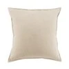 Taie D'oreiller Carrée Flanelle De Coton (63 Cm) Théa Beige