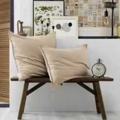 Taie D'oreiller Carrée Flanelle De Coton (63 Cm) Théa Beige 6 Taie D'oreiller Carrée Flanelle De Coton (63 Cm) Théa Beige -Eminza taie d oreiller carr e flanelle de coton 63 cm th a beige 122329 1663668529